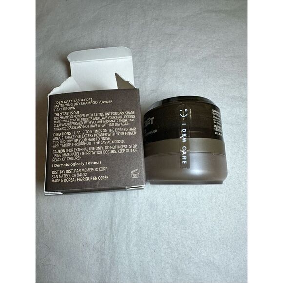 I DEW CARE Dry Shampoo Powder Color: 05 Dark Brown  .24oz - Picture 3 of 6